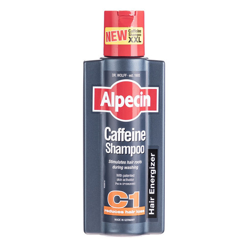 شامپو ضد ریزش مو آلپسین مدل Caffeine C1 حجم 375 میلی لیتر